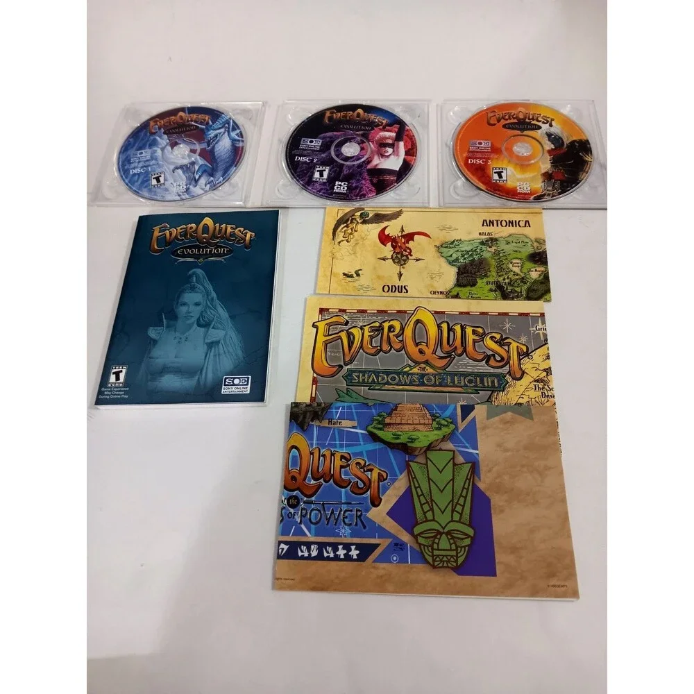 EverQuest: Evolution (PC, 2003) Complete Set